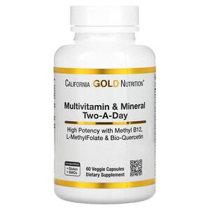 California Gold Nutrition, 일일 종합비타민, 베지 캡슐 60정